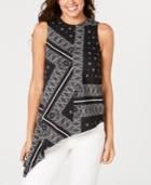 Calvin Klein Jeans Printed Asymmetrical Top