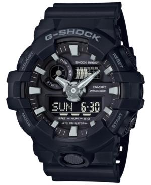 G-shock Men's Analog-digital Black Resin Strap Watch 53x58mm Ga-700-1b
