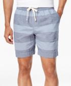 Tommy Hilfiger Men's 7 Alfred Striped Drawstring Cotton Shorts