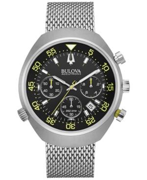 Bulova Accutron Men's Chronograph Stainless Steel Bracelet Watch 45mm 96b236