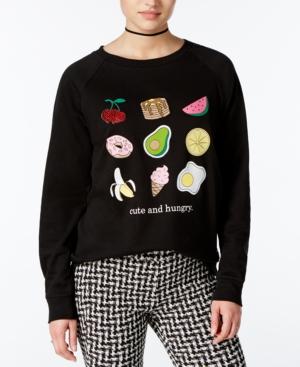 Freeze 24-7 Juniors' Cute And Hungry Graphic Sweatshirt