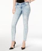 Guess Low-rise Acid Wash Skinny Jeans