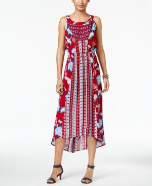 Style & Co Field Of Dreams Maxi Dress, Only At Macy's