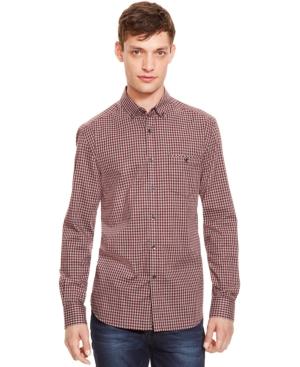 Kenneth Cole New York Checkered-print Button-down Shirt