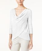 Inc International Concepts Cowl-neck Layered Sweater, Only At Macy's