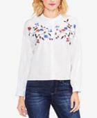 Vince Camuto Cotton Embroidered Shirt