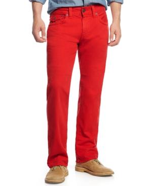 True Religion Men's Ricky Relaxed Straight Fit Colored Jeans