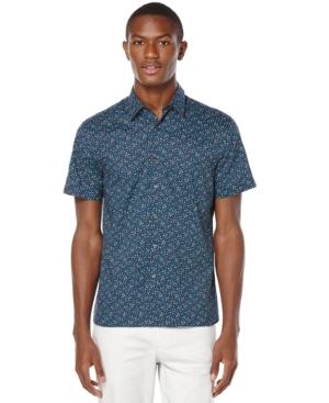 Perry Ellis Multi-color Print Short-sleeve Shirt