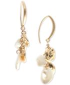 Lonna & Lilly Gold-tone & Imitation Pearl Threader Earrings