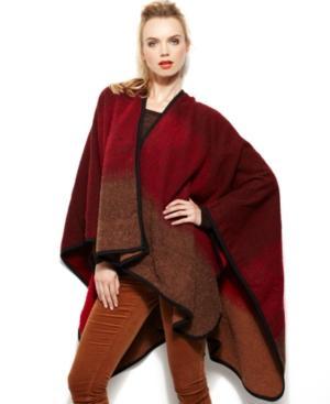 Cejon Ombre Ruana With Binding Wrap