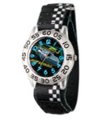 Disney Cars 3 Jackson Storm Boys' Clear Plastic Time Teacher Watch