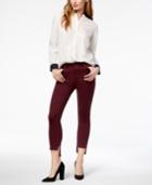 Dl 1961 Chrissy High-rise Step-hem Skinny Ankle Jeans