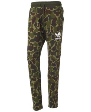 Adidas Originals Men's Fleece Camo-print Track Pants