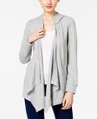 Inc International Concepts Hooded Open-front Cardigan, Only At Macy's