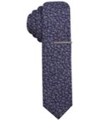 Alfani Red Joliet Floral Skinny Tie, Only At Macy's