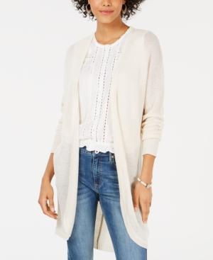 American Rag Juniors' Texture-stitched Cardigan, Created For Macy's