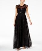 Adrianna Papell Chantilly Lace Gown