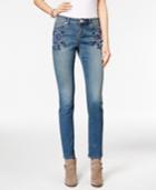 Inc International Concepts Embroidered Sail Wash Skinny Jeans, Only At Macy's