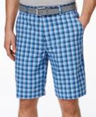 Greg Norman For Tasso Elba Men's Mini-windowpane Shorts, Only At Macy's