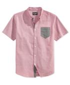 Retrofit Men's Short-sleeve Contrast Pocket Shirt