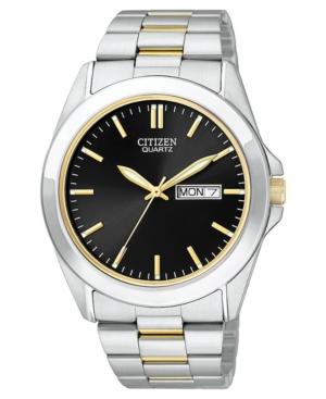 Citizen Watch, Men's Two Tone Stainless Steel Bracelet 41mm Bf0584-56e