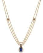 Le Vian Chocolatier Tanzanite (2 Ct. T.w.) And Diamond (1-1/10 Ct. T.w.) Pendant Necklace In 14k Gold