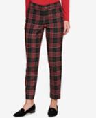 Tommy Hilfiger Plaid Straight-leg Pants, Created For Macy's