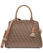 Dkny Paige Large Signature Satchel, Created For Macy's