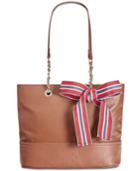 Giani Bernini Pebble Leather Chain Tote, Only At Macy's
