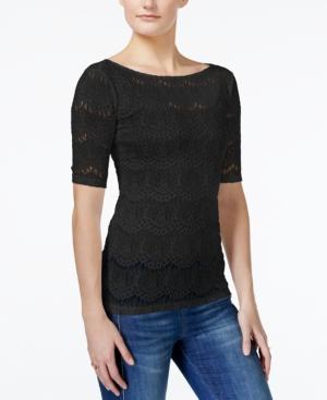 Guess Lynn Lace Reversible Top