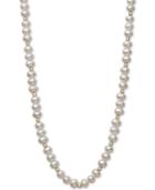 Children's Cultured Freshwater Pearl (5-6mm) & Bead Necklace In 14k Gold