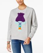 Dreamworks Trolls Juniors' Applique Graphic Sweatshirt