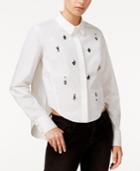 Rachel Rachel Roy Embellished High-low Shirt, Only At Macy's