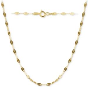 Giani Bernini Twisted Chain Link Necklace In 18k Gold-plated Sterling Silver, Created For Macy's