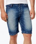 Calvin Klein Jeans Men's Uneven Indigo Denim Shorts