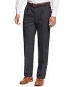 Lauren Ralph Lauren Solid Wool-blend Pleated Dress Pants