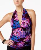 Magicsuit Divine Floral-print Halter Tankini Top Women's Swimsuit