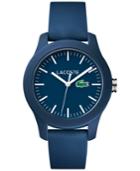 Lacoste Women's 12.12 Blue Rubber Strap Watch 38mm 2000955