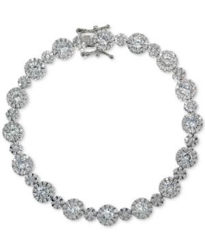 Giani Bernini Cubic Zirconia Link Bracelet In Sterling Silver, Created For Macy's