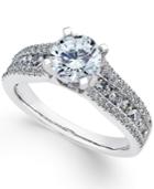 Certified Diamond Engagement Ring (1-3/4 Ct. T.w.) In 18k White Gold