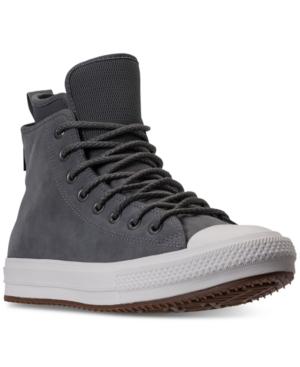 Converse Men's Chuck Taylor All Star Waterproof Boot Nubuck Hi Casual Sneakers From Finish Line