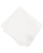 Bar Iii Men's White Circle Dot Print Pocket Square, Created For Macy's
