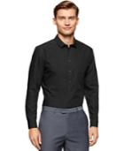 Calvin Klein Long-sleeve Cotton-poplin Shirt