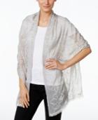 Calvin Klein Embroidered Peony Scarf