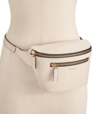 Calvin Klein Pebble Leather Belt Bag