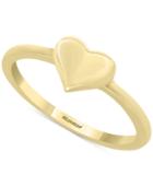 Effy Kidz Children's Polished Heart Ring In 14k Gold