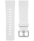 Fitbit Versa White Elastomer Classic Accessory Band Fb166abwts & Fb166abwtl