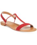 Style & Co. Kristee T-strap Flat Sandals, Only At Macy's Women's Shoes