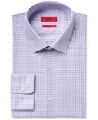 Hugo Men's Slim-fit Pink Check Dress Shirt