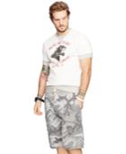 Denim & Supply Ralph Lauren Camouflage-print Fleece Athletic Shorts